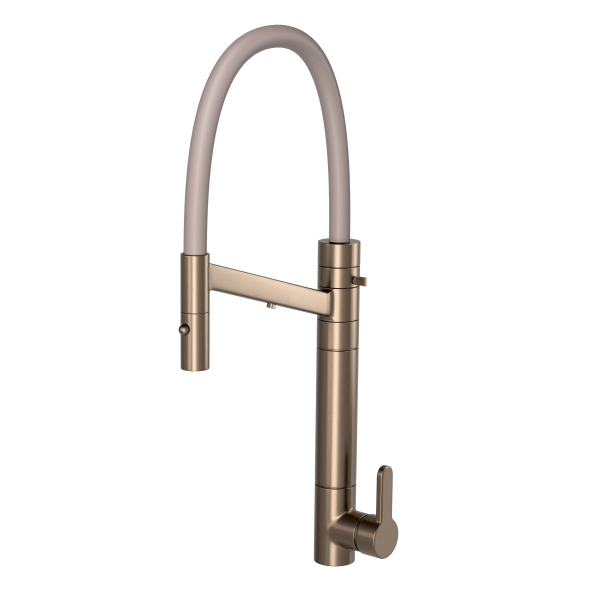 Misturador Monocomando de Mesa com Filtro para Cozinha Corten e