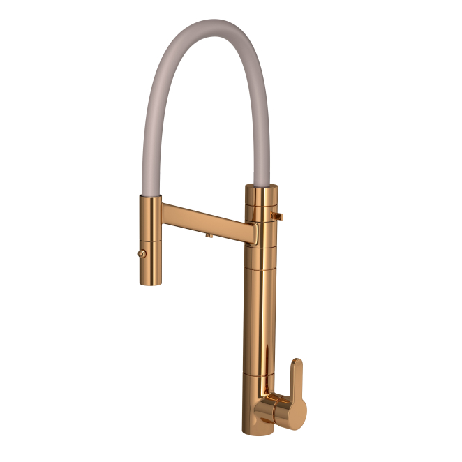 Misturador Monocomando de Mesa com Filtro para Cozinha Red Gold e