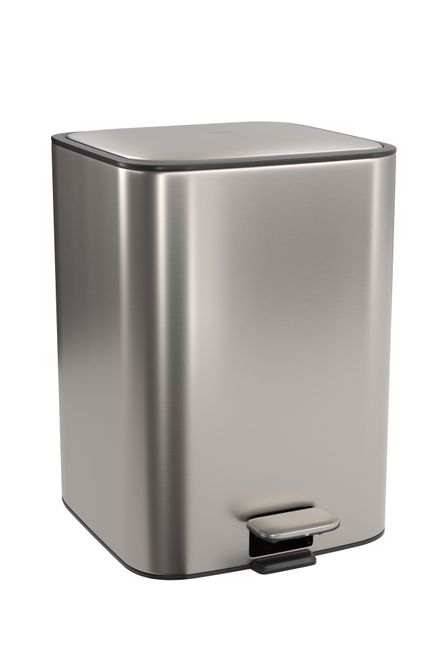 Lixeira Quadrada 18L Inox 1005.QUA.18.INX | DECA