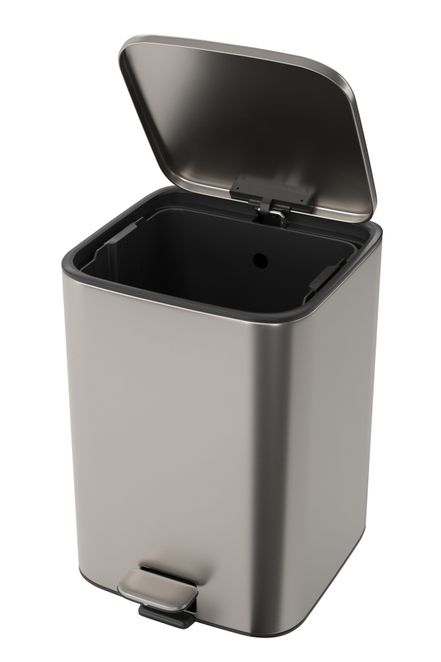Lixeira Quadrada 18L Inox 1005.QUA.18.INX | DECA