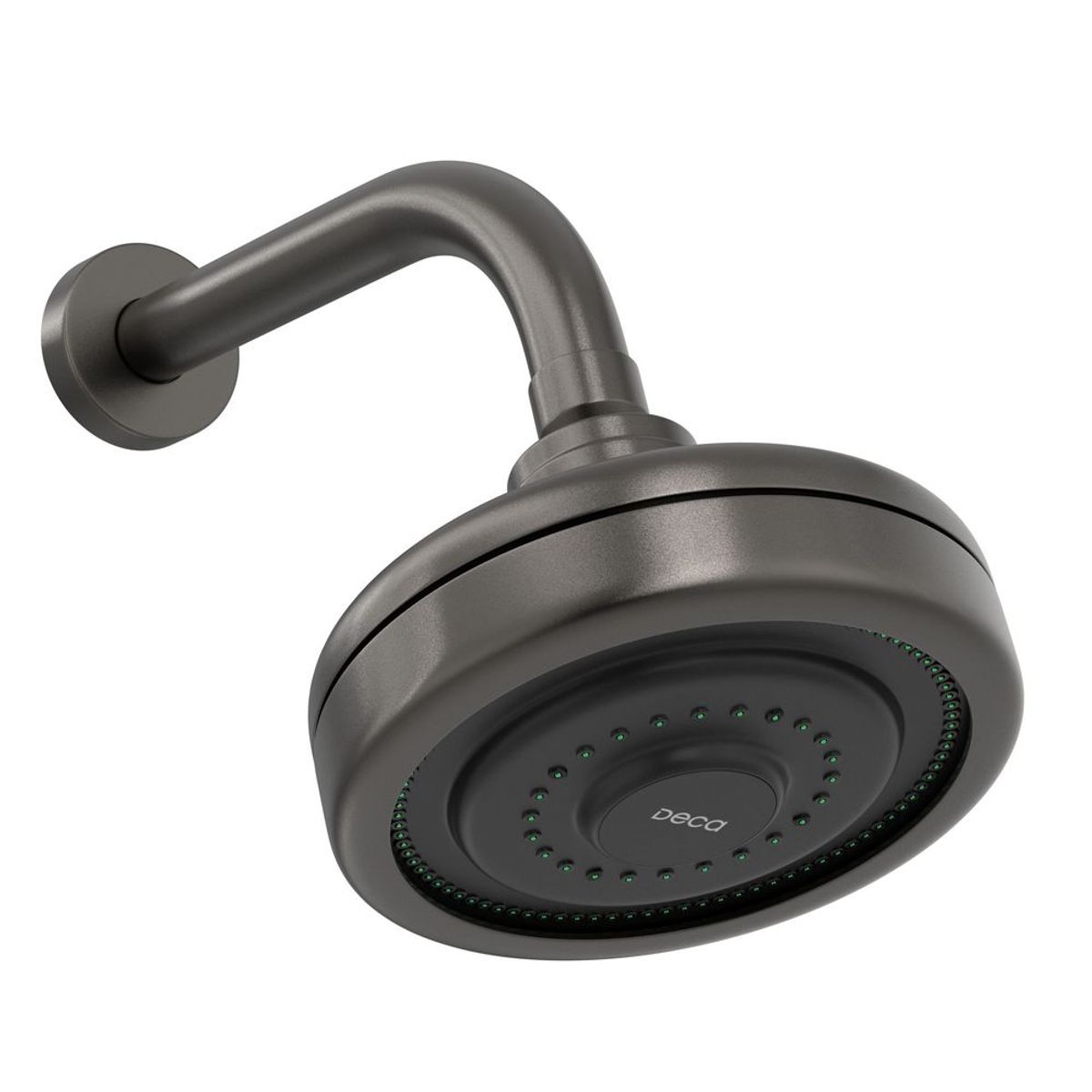Chuveiro com Tubo de Parede 12,4cm Dark Antracite 1990.GF.STD.MT