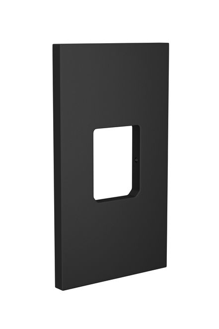 Acabamento de Tomada para Toalheiro Térmico Black Matte 2044.BL.TP