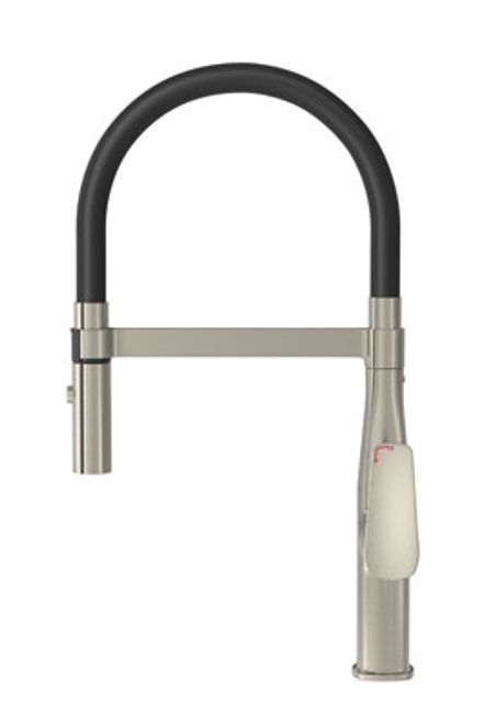 Misturador Monocomando de Mesa para Cozinha Inox/Preto 2274.INX.PT