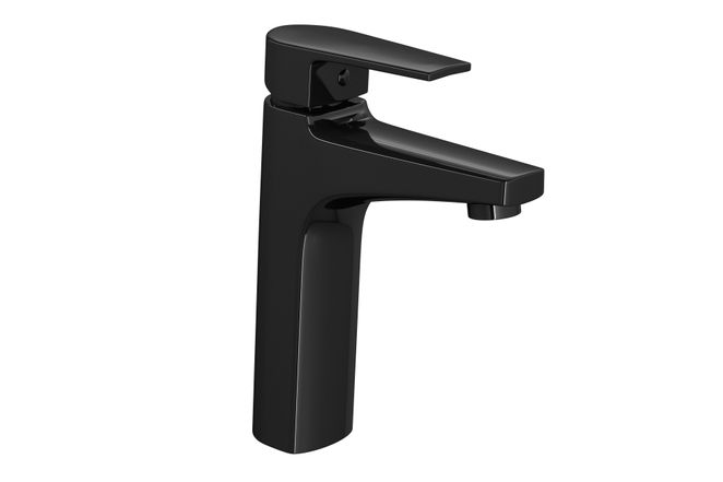 Misturador Monocomando de Mesa Bica Média para Lavatório Black