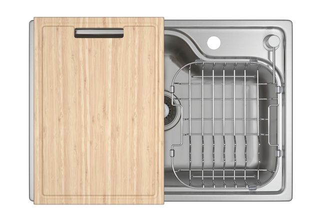 Cuba de Cozinha Retangular 60X40cm com Deck e Acessórios Inox CC