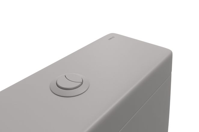 Caixa Acoplada Monocromática com Acionamento Duo Soft Antracite CD