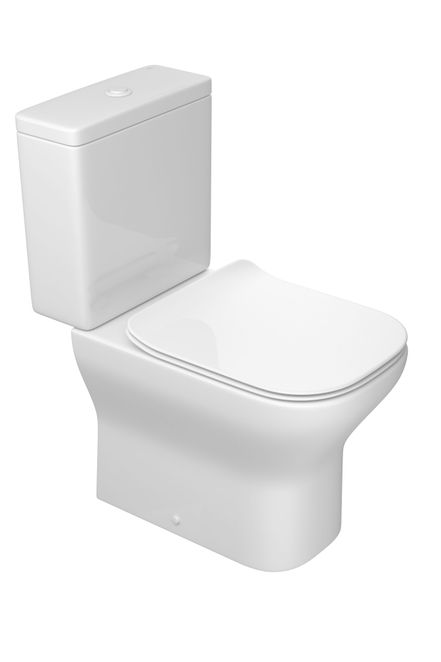 ka-ka出品 Kit Completo Bacia com Caixa Acoplada Branco KP.470.SL.17 | DECA