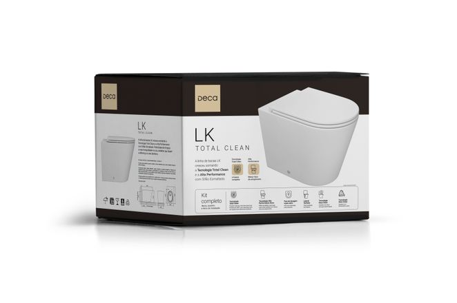 Kit Completo Bacia Convencional Branco KP.8810.17 | DECA