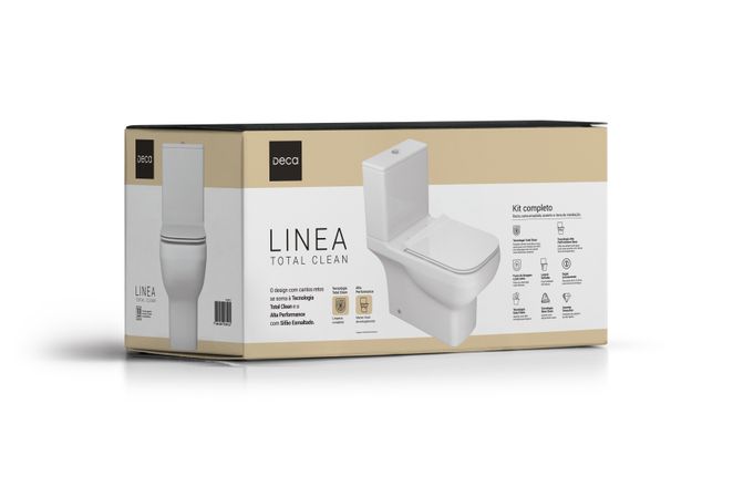 Kit Completo Bacia com Caixa Acoplada Branco KP.8920.17 | DECA