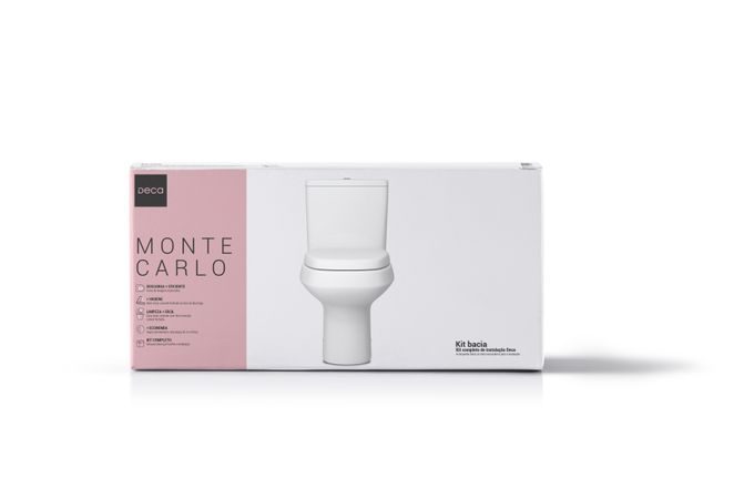 Kit Completo Bacia com Caixa Acoplada Branco KP.808.17 | DECA