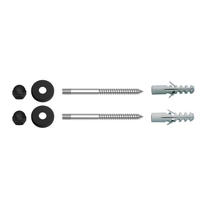 Parafusos para Fixação de Bacias e Bides Black Matte